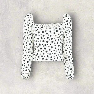 Reformation Reign long-sleeve top Size 6 B1769